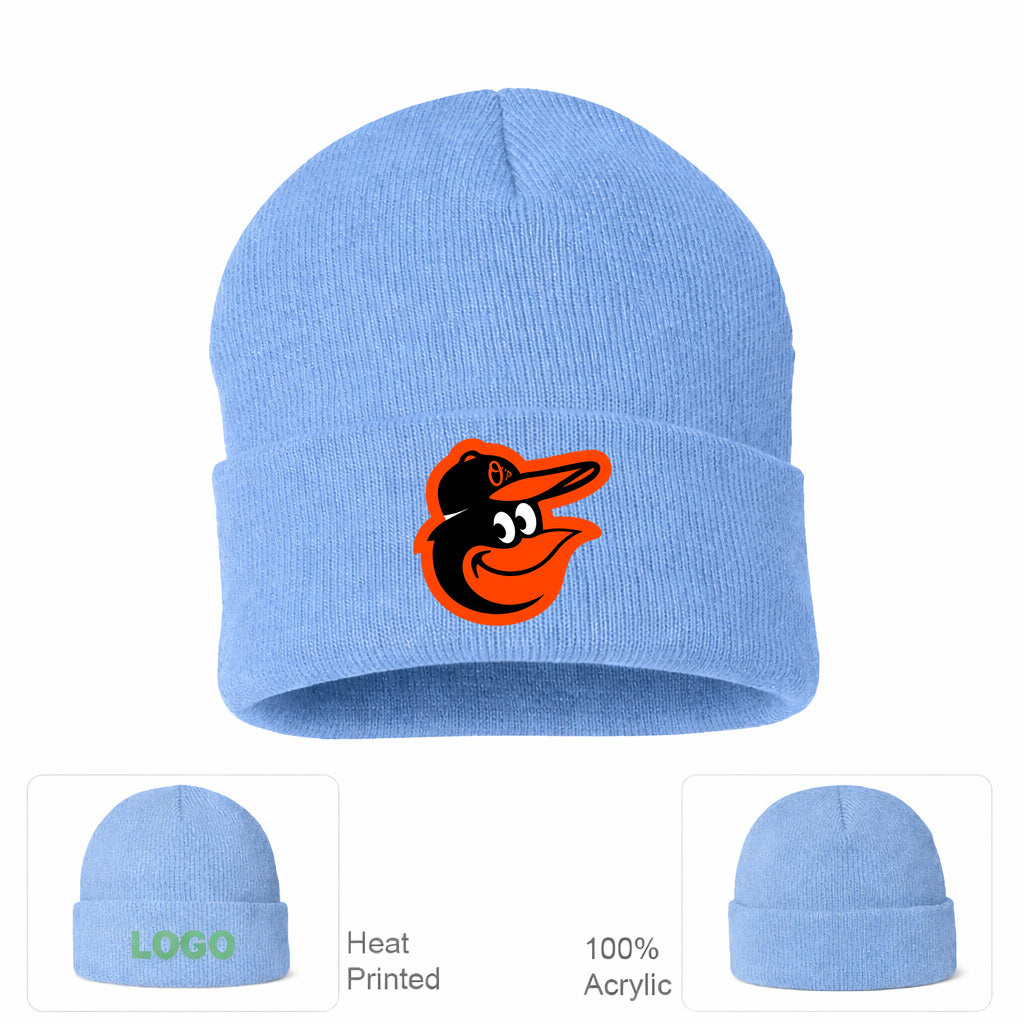 MLB Baltimore Orioles Beanie Hat - Sky Blue