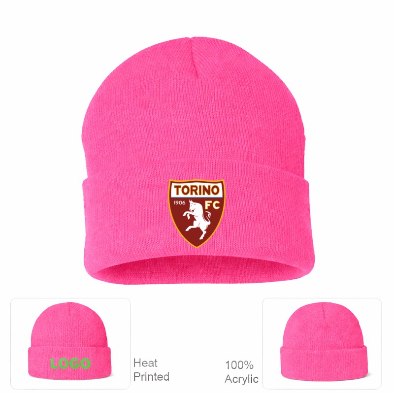 Torino Soccer Pink Beanie Hat
