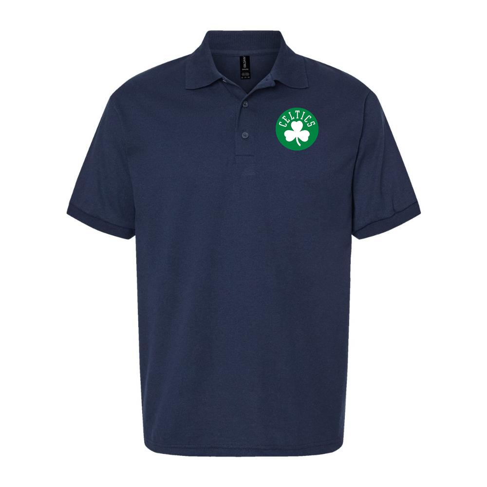 Men's Boston Celtics Dry Blend Polo - Navy