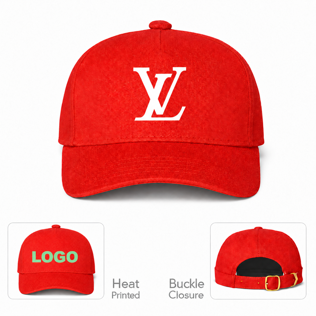 Louis Vuitton Red Dad Baseball Cap Hat