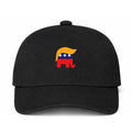 Donald Trump GOP Elephant Logo Black Dad Baseball Cap Hat