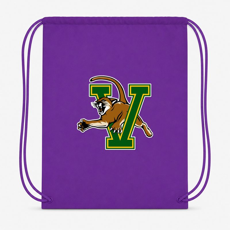 Vermont Catamounts Drawstring Bag - Purple