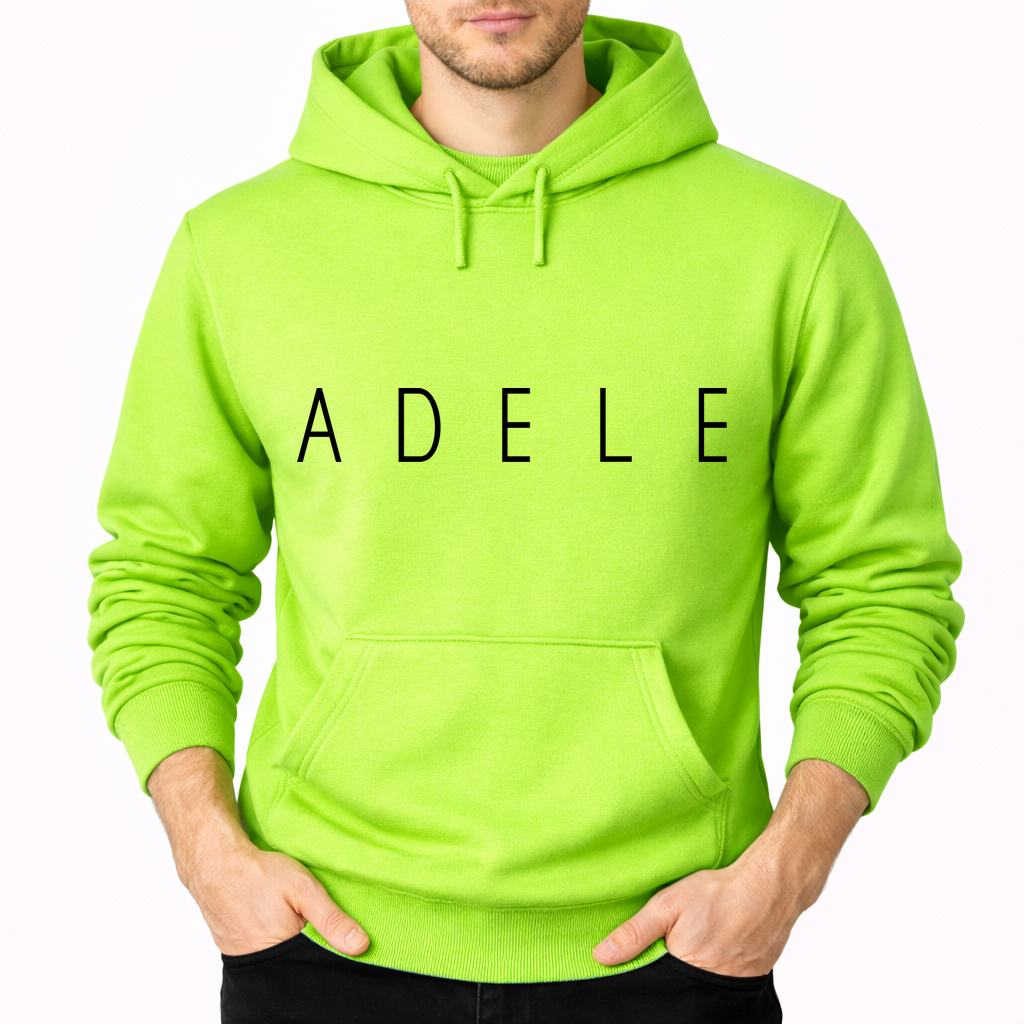 Men's Adele Pullover Hoodie - Lime green