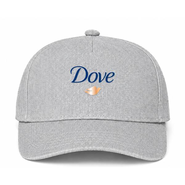 Dove Logo Gray Dad Baseball Cap Hat