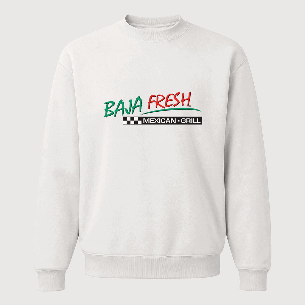 Men's Baja Fresh Crewneck Sweatshirt - White