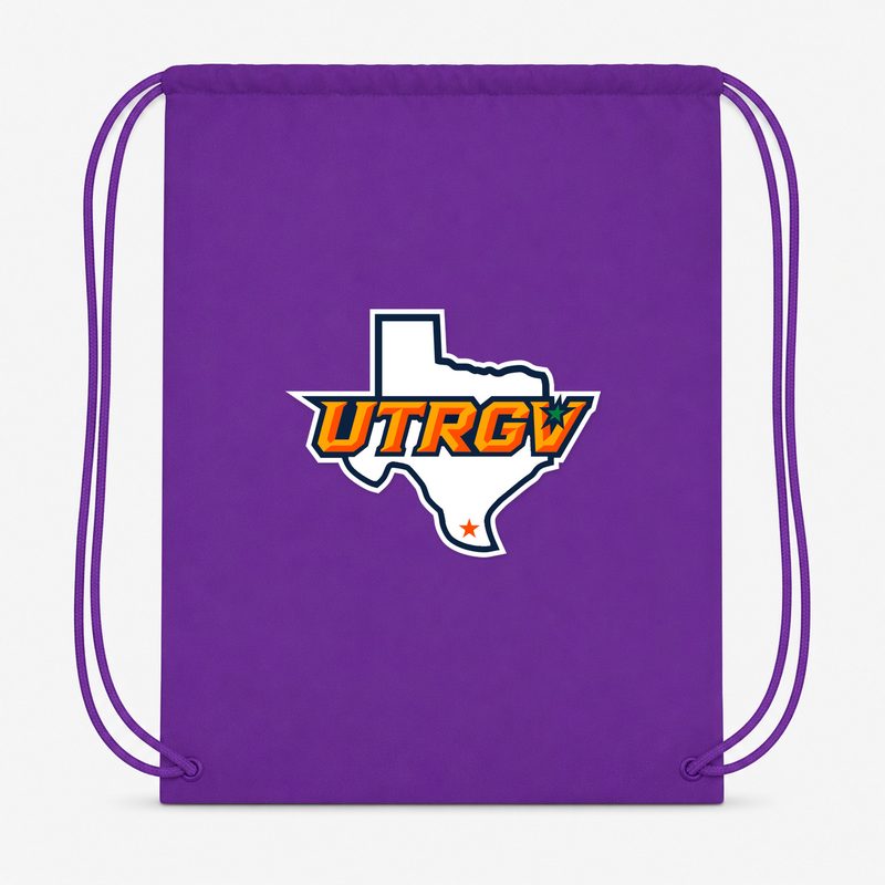 UTRGV Vaqueros Drawstring Bag - Purple