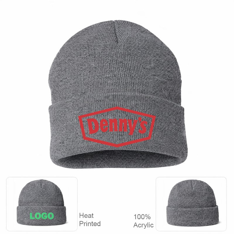 Denny's 2 Grey Beanie Hat