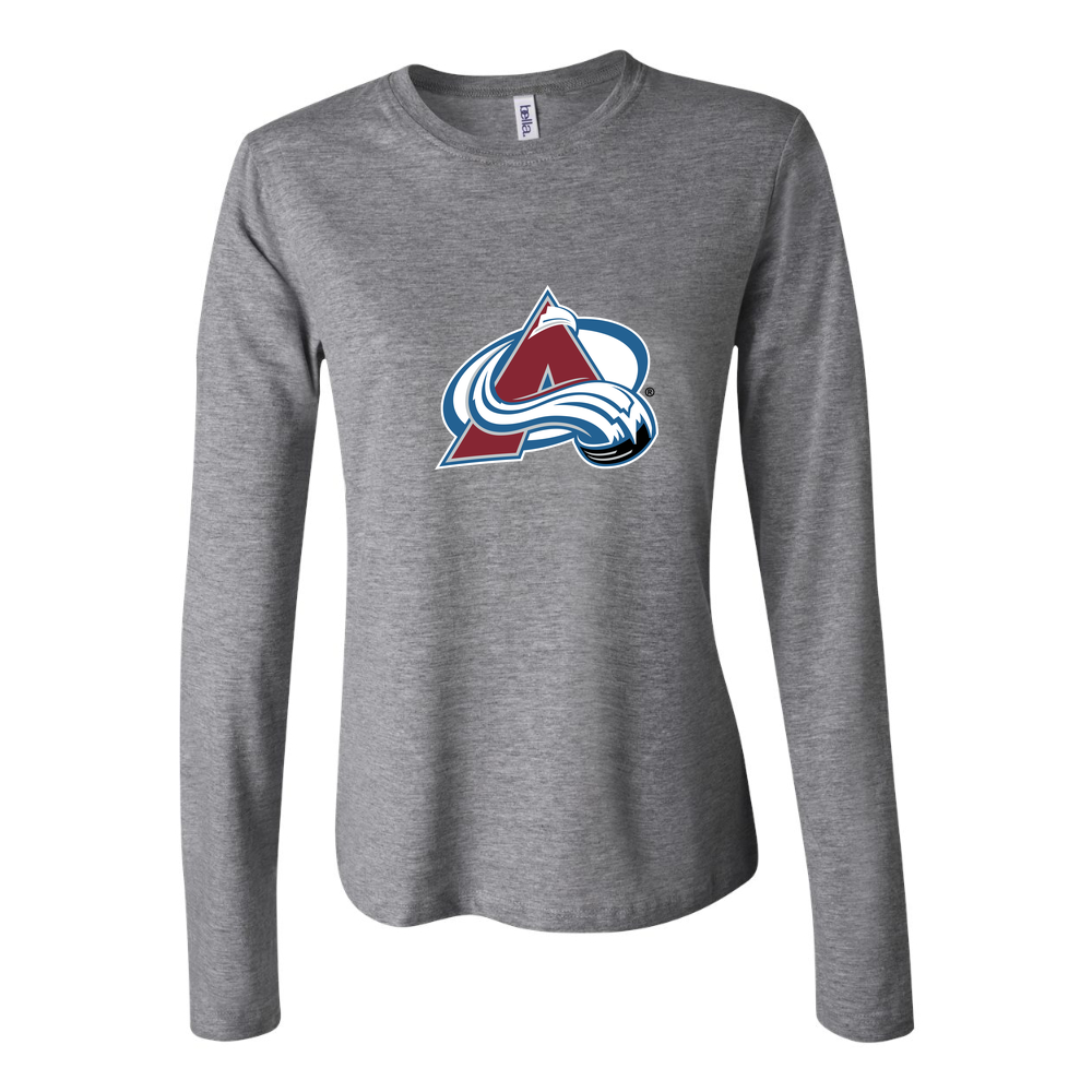 Women's Colorado Avalanche Long Sleeve T-Shirt - Gray