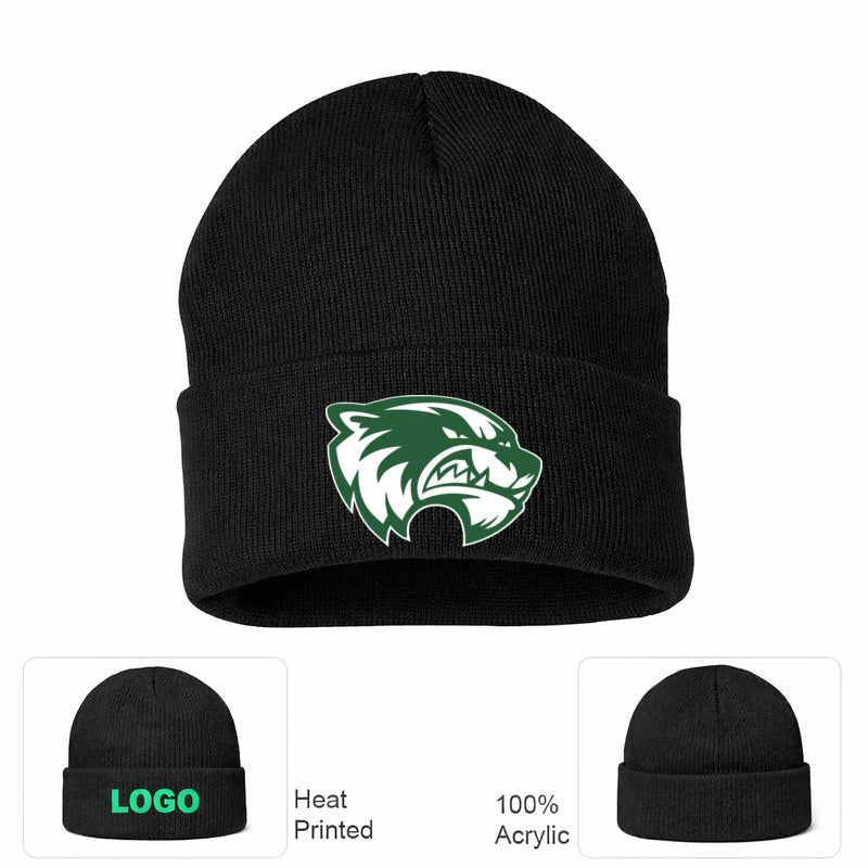 Utah Valley Wolverines Black Beanie Hat