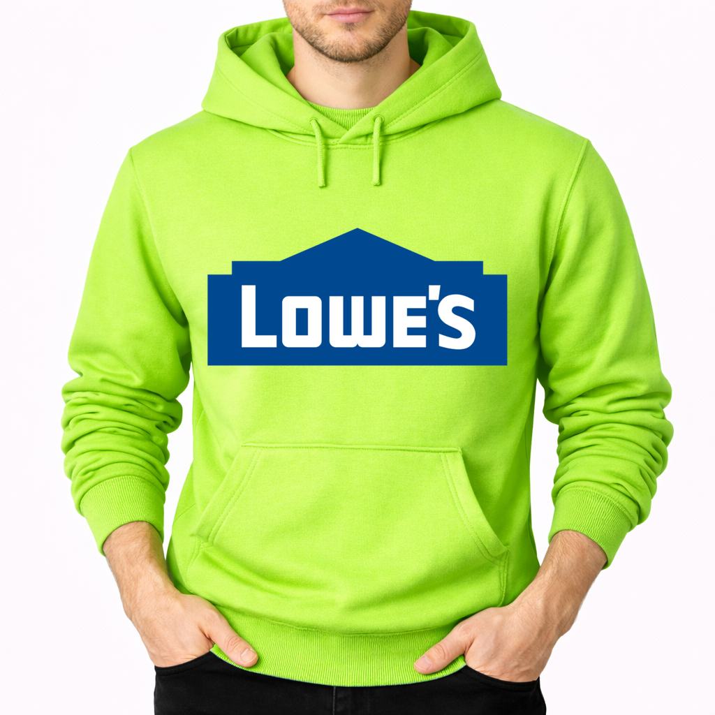Men's Lowe's Pullover Hoodie - Lime green