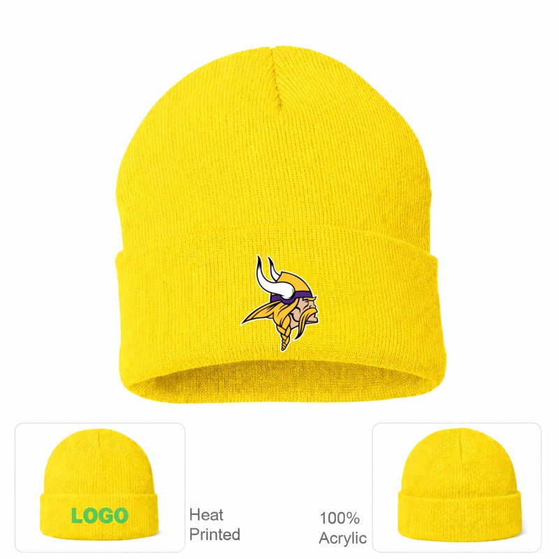 Minnesota Vikings Yellow Beanie Hat
