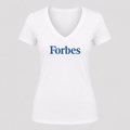 Women's Forbes V Neck T-Shirt in white