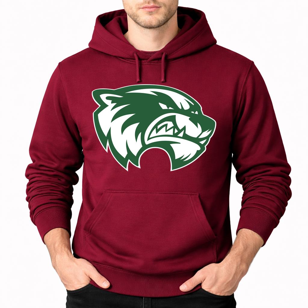 Men's Utah Valley Wolverines Pullover Hoodie - Burgundy