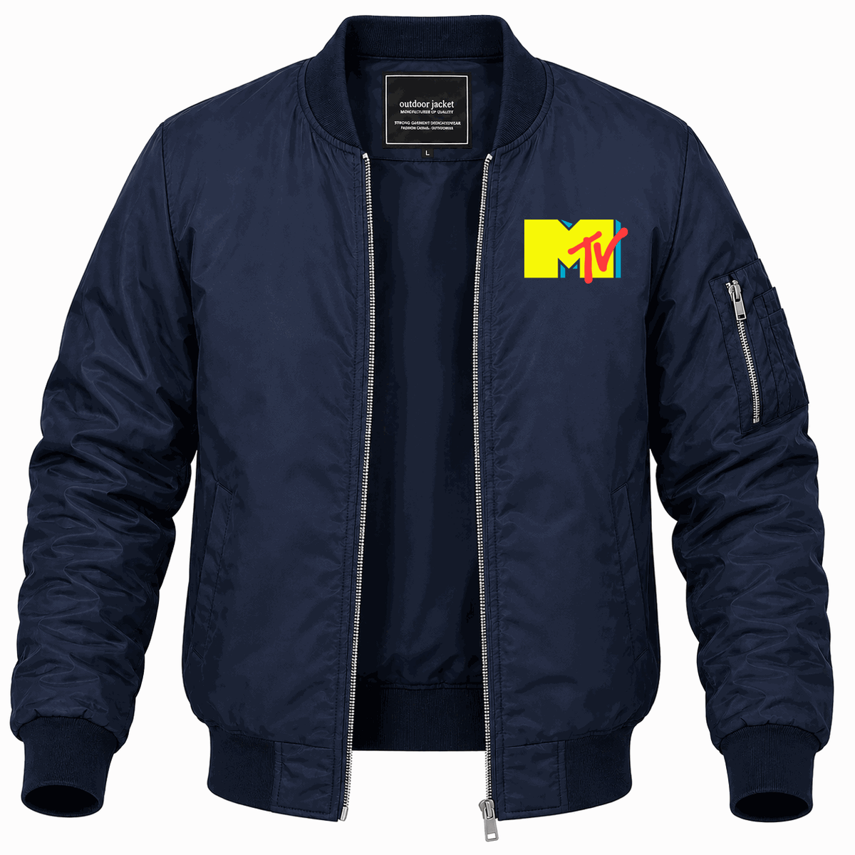 Men's MTV Lightweight Bomber Jacket - Navy