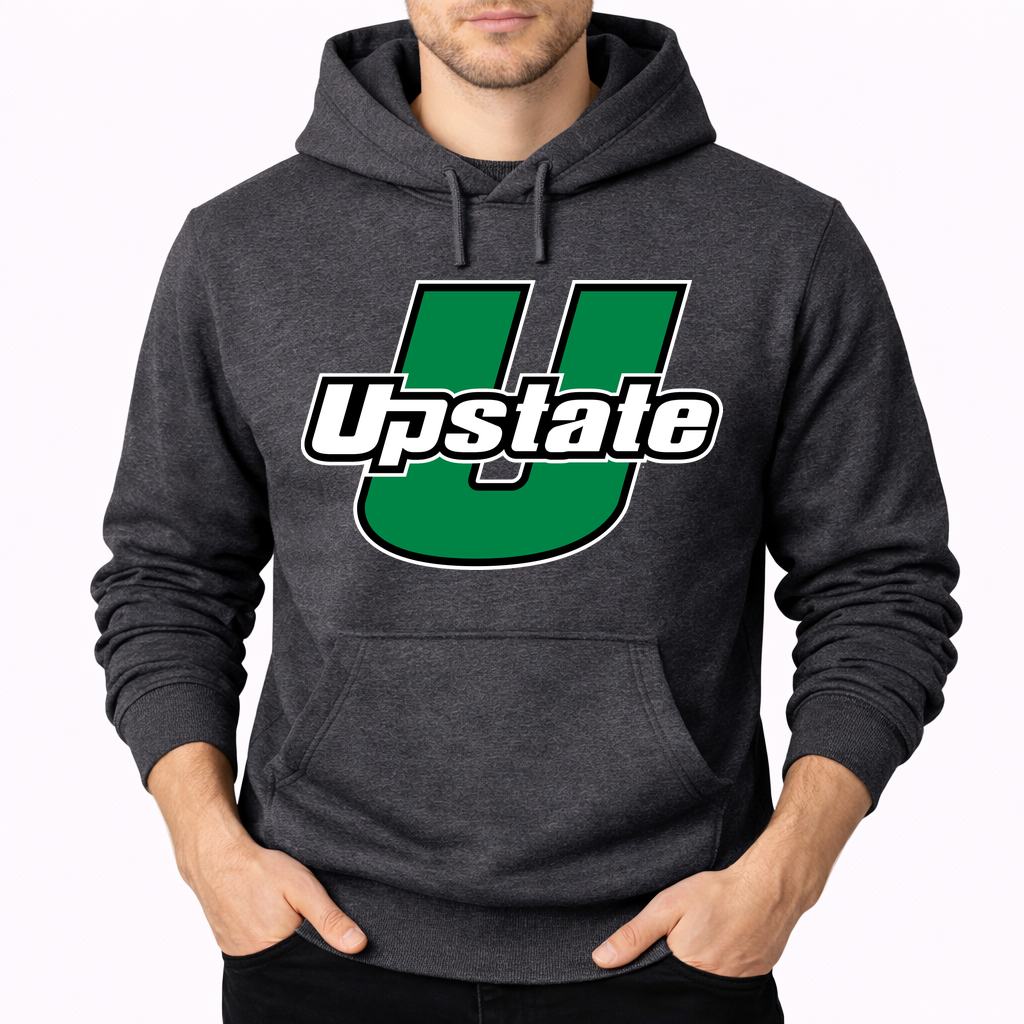 Men's USC Upstate Spartans Pullover Hoodie - Charcoal