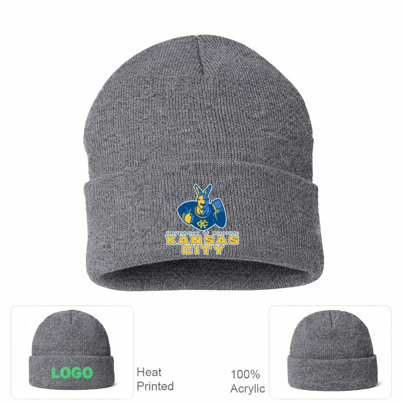 UMKC Kangaroos Grey Beanie Hat
