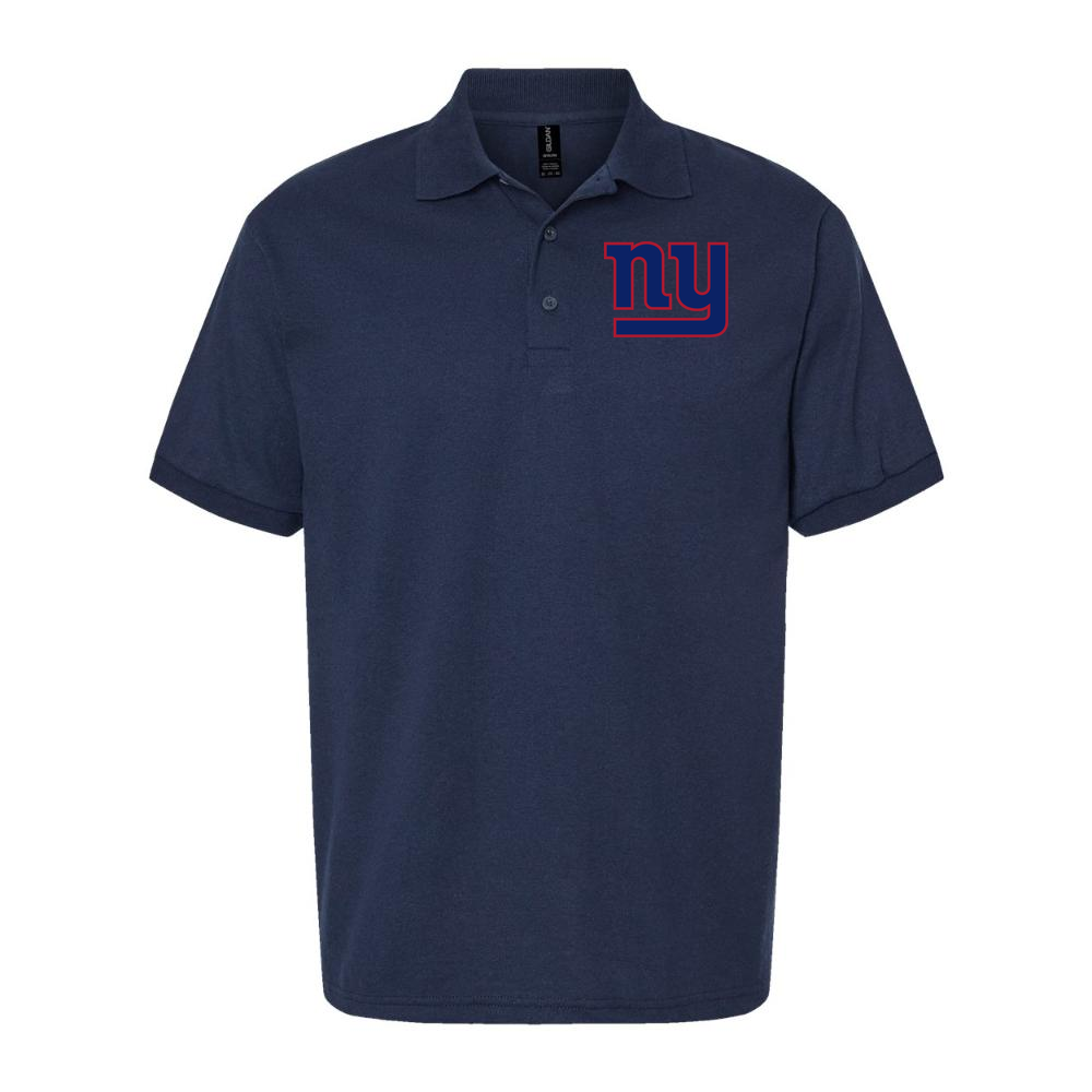 Men's New York Giants Dry Blend Polo - Navy
