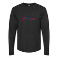 Men's Panasonic Toyota Racing Long sleeves Cotton Blend T-Shirt - Black