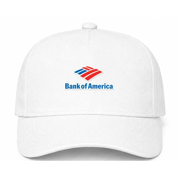 Bank of America Logo White Dad Baseball Cap Hat