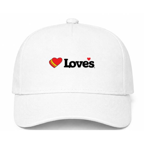 Love's Travel Stops Logo White Dad Baseball Cap Hat