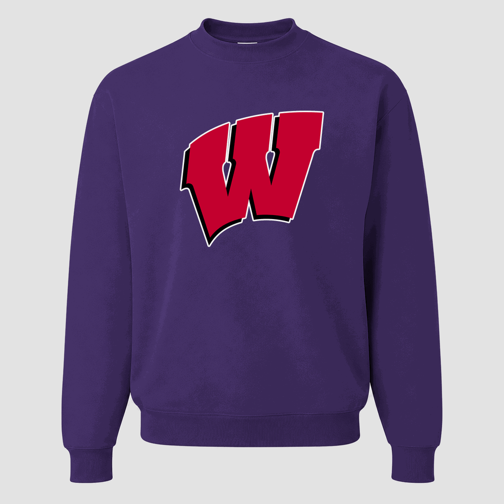 Men's Wisconsin Badgers Crewneck Sweatshirt - Purple