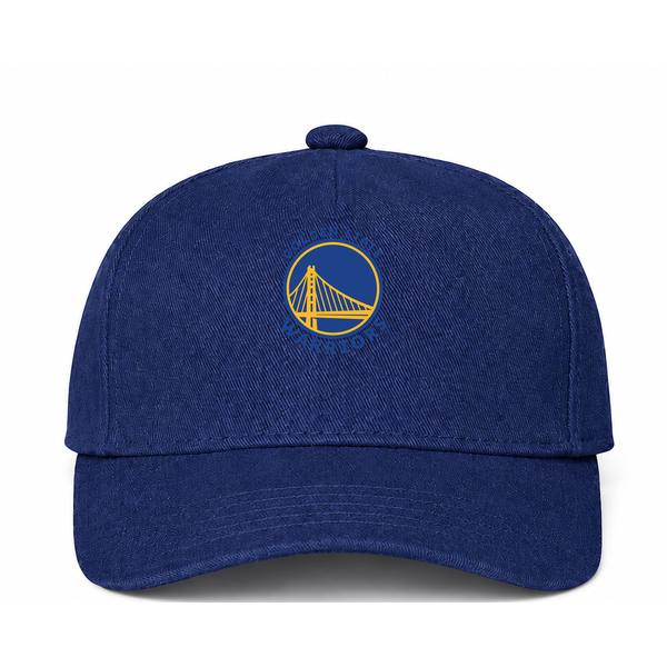 Golden State Warriors Blue Logo Navy Dad Baseball Cap Hat