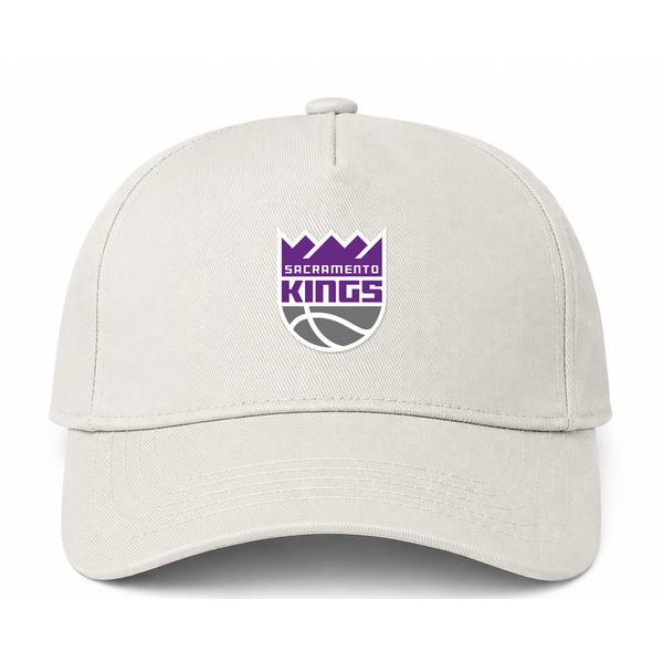 Sacramento Kings NBA Logo Beige Dad Baseball Cap Hat