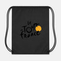 Tour De France Drawstring Bag - Black