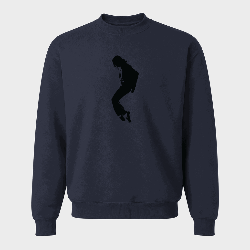 Men's Michael Jackson Crewneck Sweatshirt - Navy