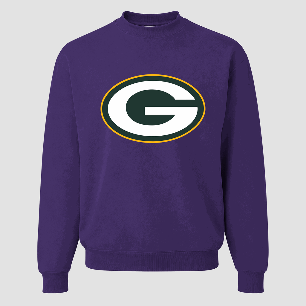 Men's Green Bay Packers Crewneck Sweatshirt - Purple