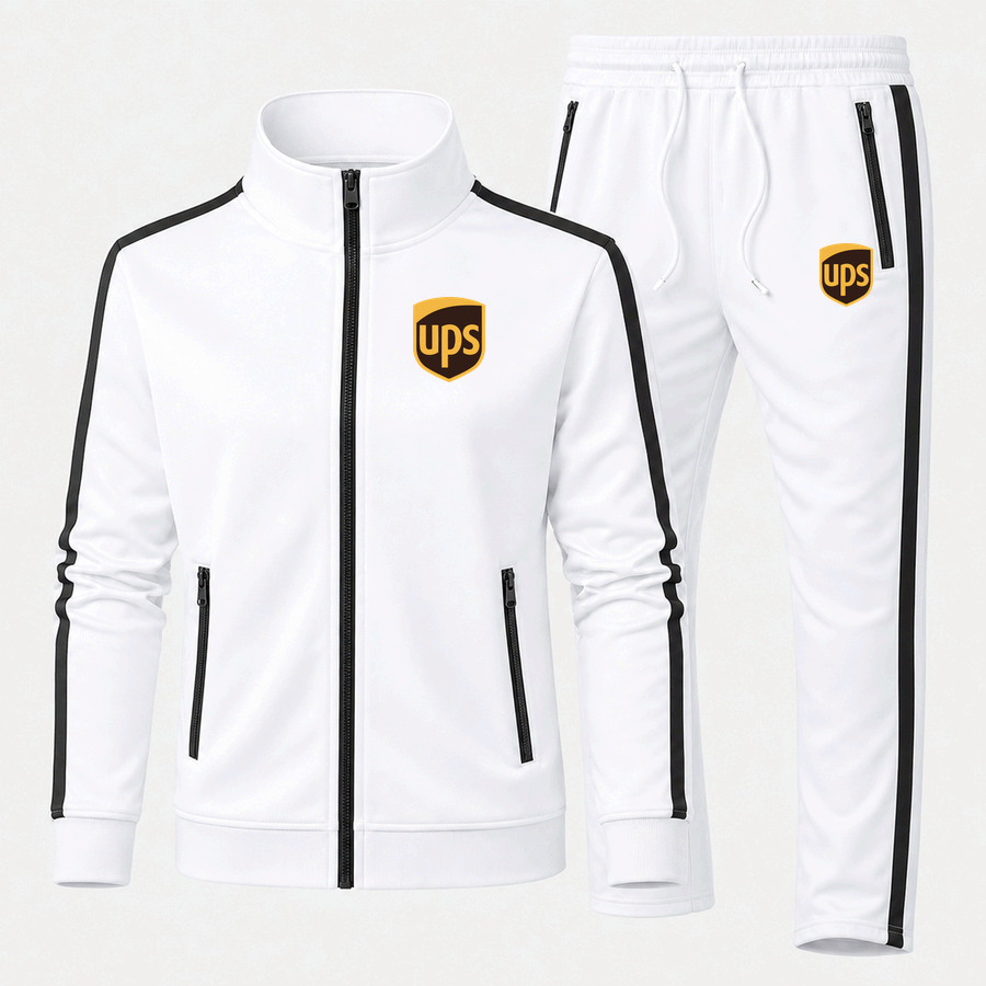 UPS removebg preview tracksuit in White
