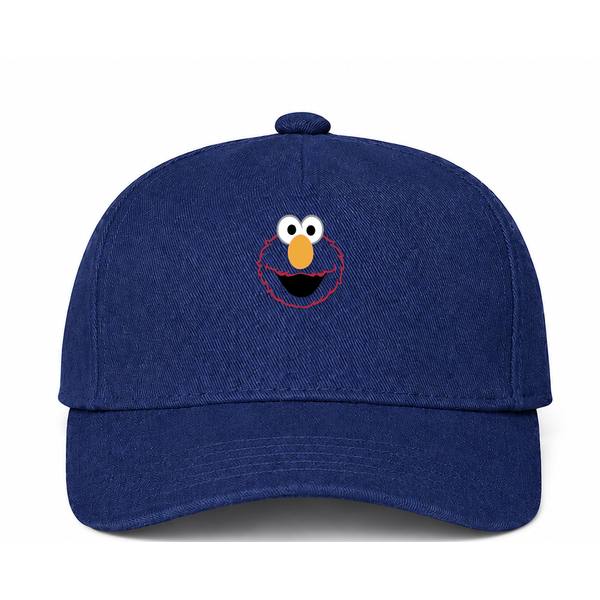 Elmo Face Navy Dad Baseball Cap Hat