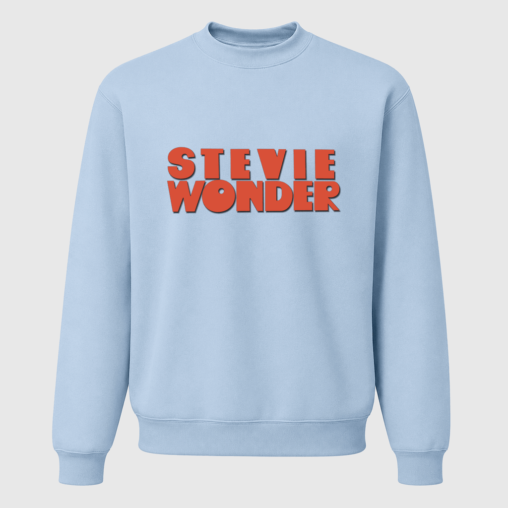 Men's Stevie Wonder Crewneck Sweatshirt - Sky Blue