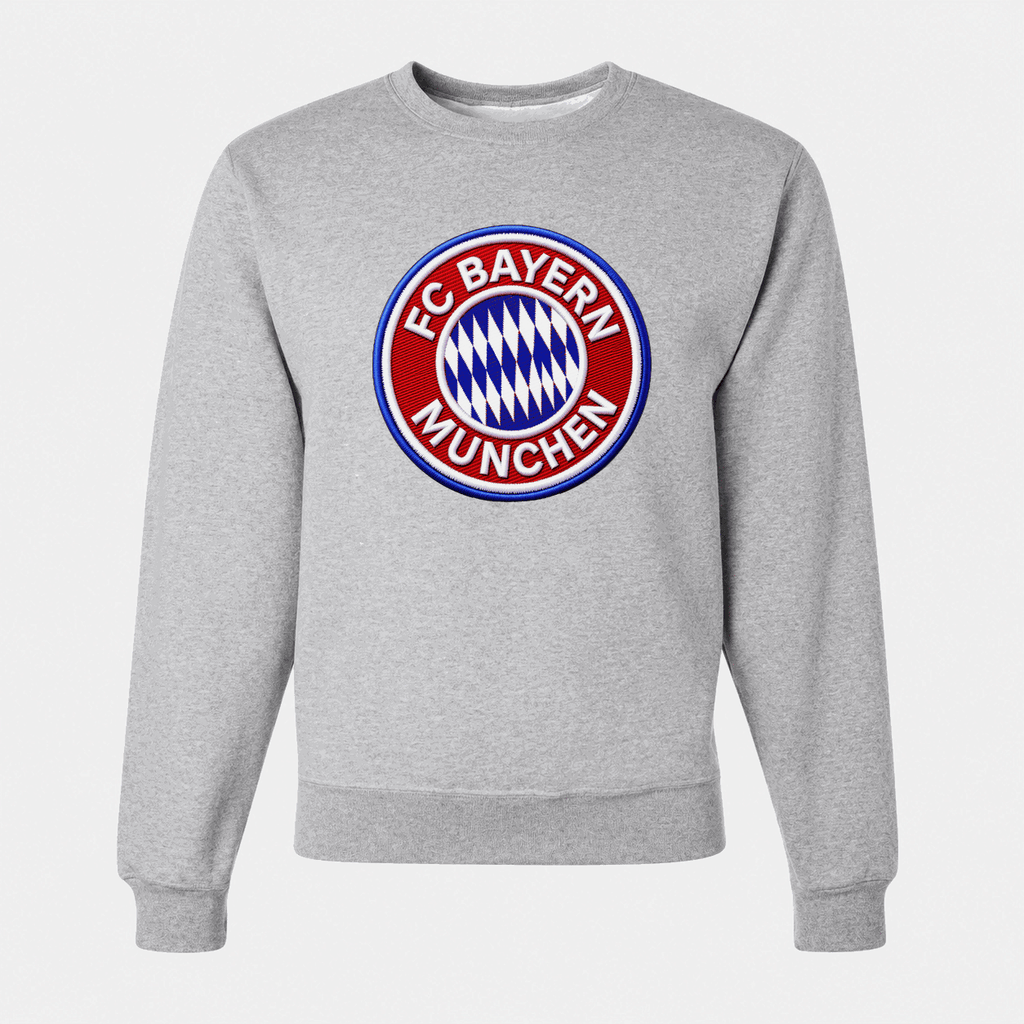 Men's FC Bayern Munich Soccer Crewneck Sweatshirt - Gray