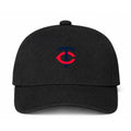 Minnesota Twins MLB Logo Black Dad Baseball Cap Hat