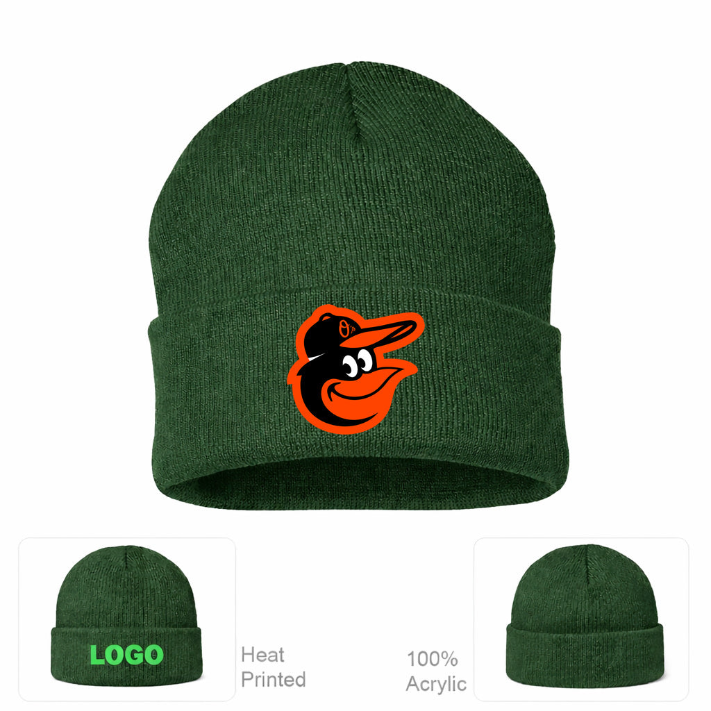 MLB Baltimore Orioles Beanie Hat - Forest Green