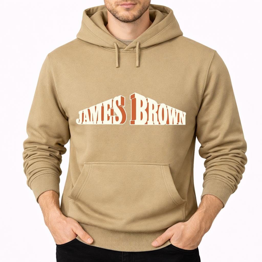 Men's James Brown Pullover Hoodie - Tan