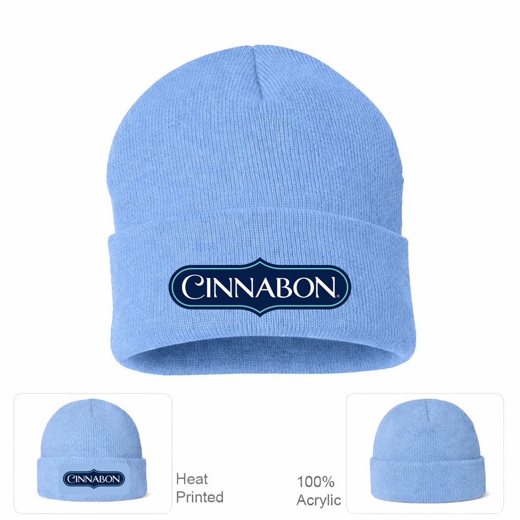 Cinnabon Beanie Hat - Sky Blue