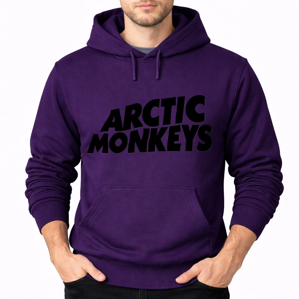 Men's Arctic Monkeys Pullover Hoodie - Purple