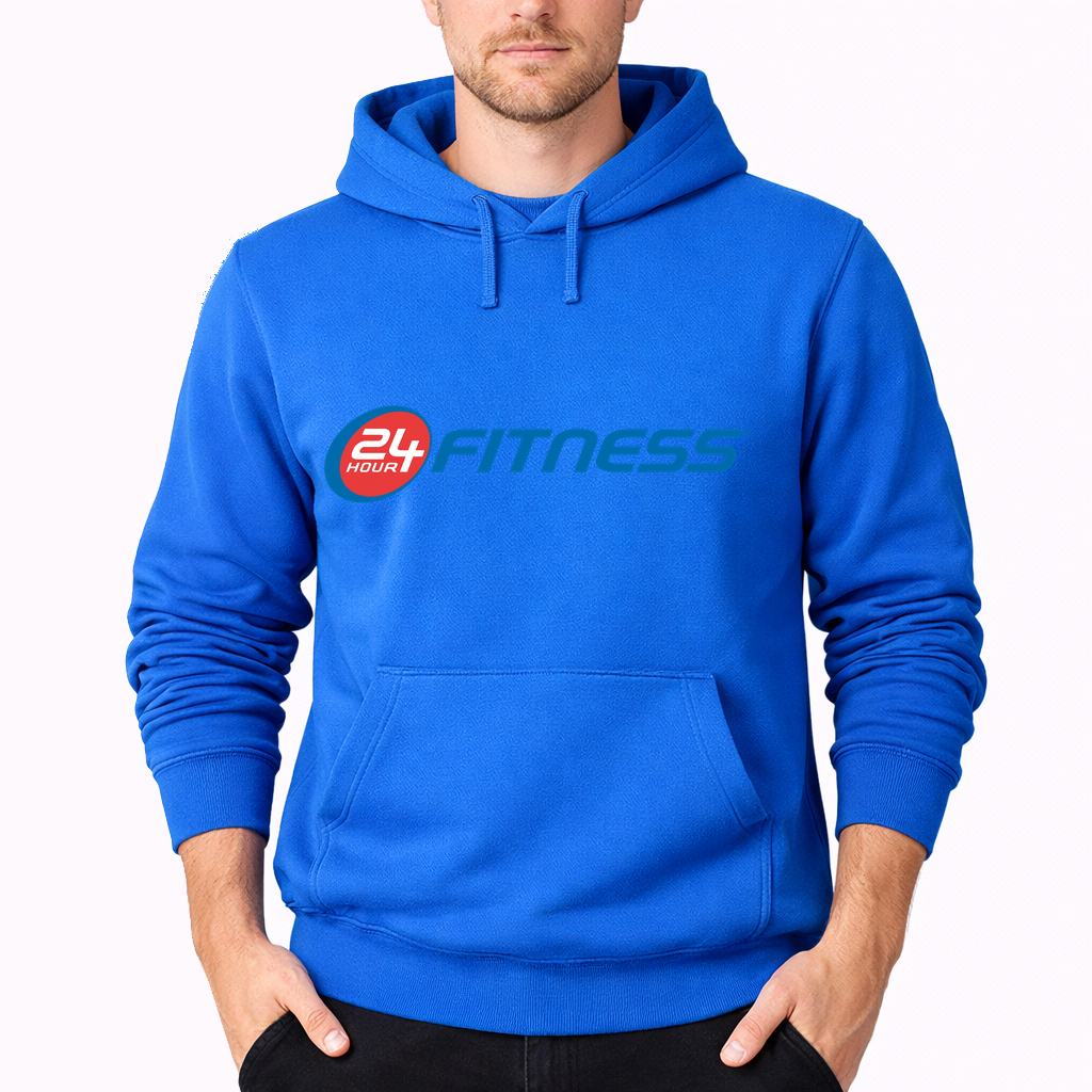 Men's 24 Hour Fitness Pullover Hoodie - Azure