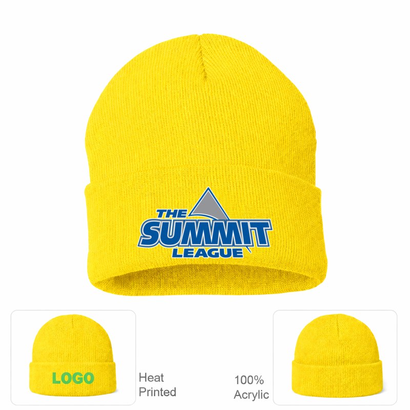 The Summit League Yellow Beanie Hat