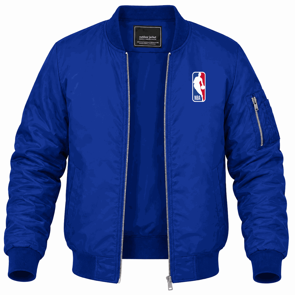 Men's NBA Lightweight Bomber Jacket - Blue