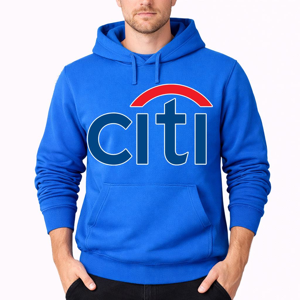 Men's Citi Bank Pullover Hoodie - Azure