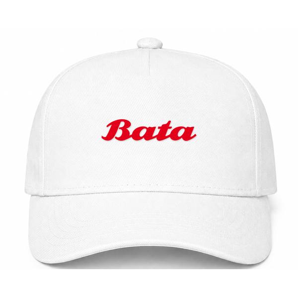 Bata Logo White Dad Baseball Cap Hat