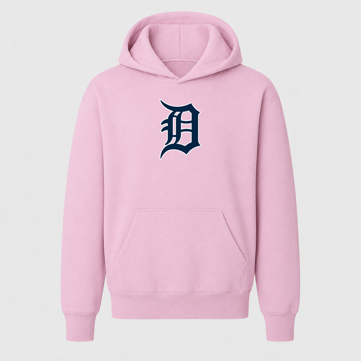 Youth Detroit Tigers Pullover Hoodie - Light Pink