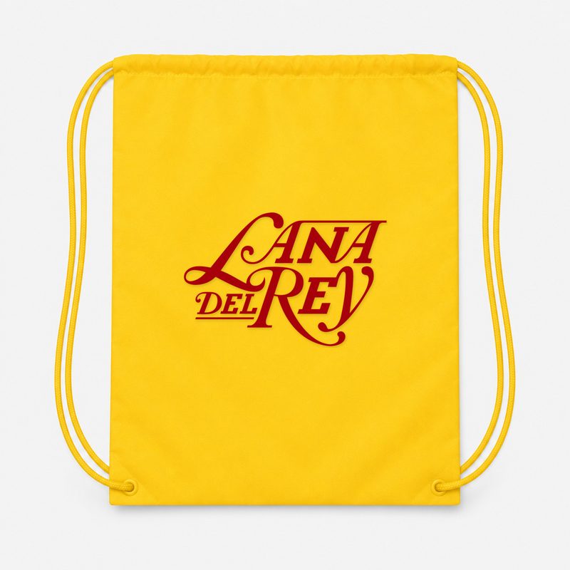 Lana Del Rey Drawstring Bag - Yellow