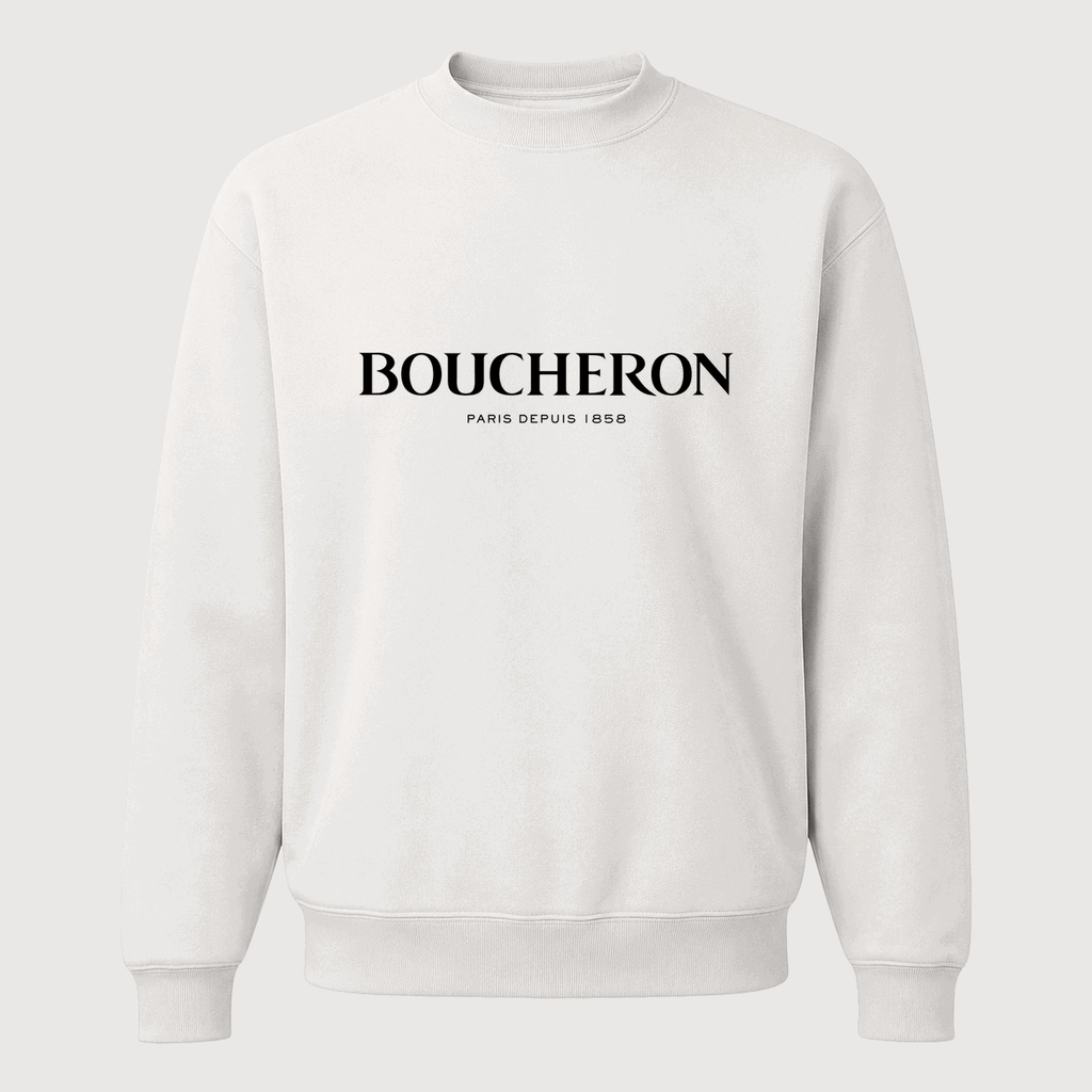 Men's Boucheron Crewneck Sweatshirt - White