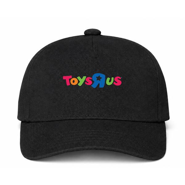 Toys R Us Logo Black Dad Baseball Cap Hat