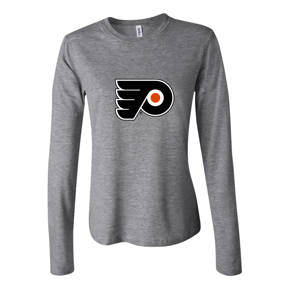 Women's Philadelphia Flyers Long Sleeve T-Shirt - Gray