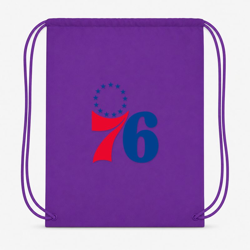 Philadelphia 76ers Drawstring Bag - Purple